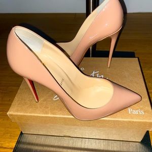Christian Louboutin, brand new, size 40 Us size 10 beige color